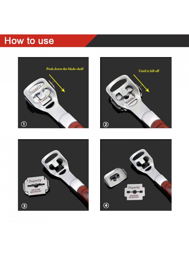 ZIZZON Callus Shaver Replacement Blades 100 Count - Image 5