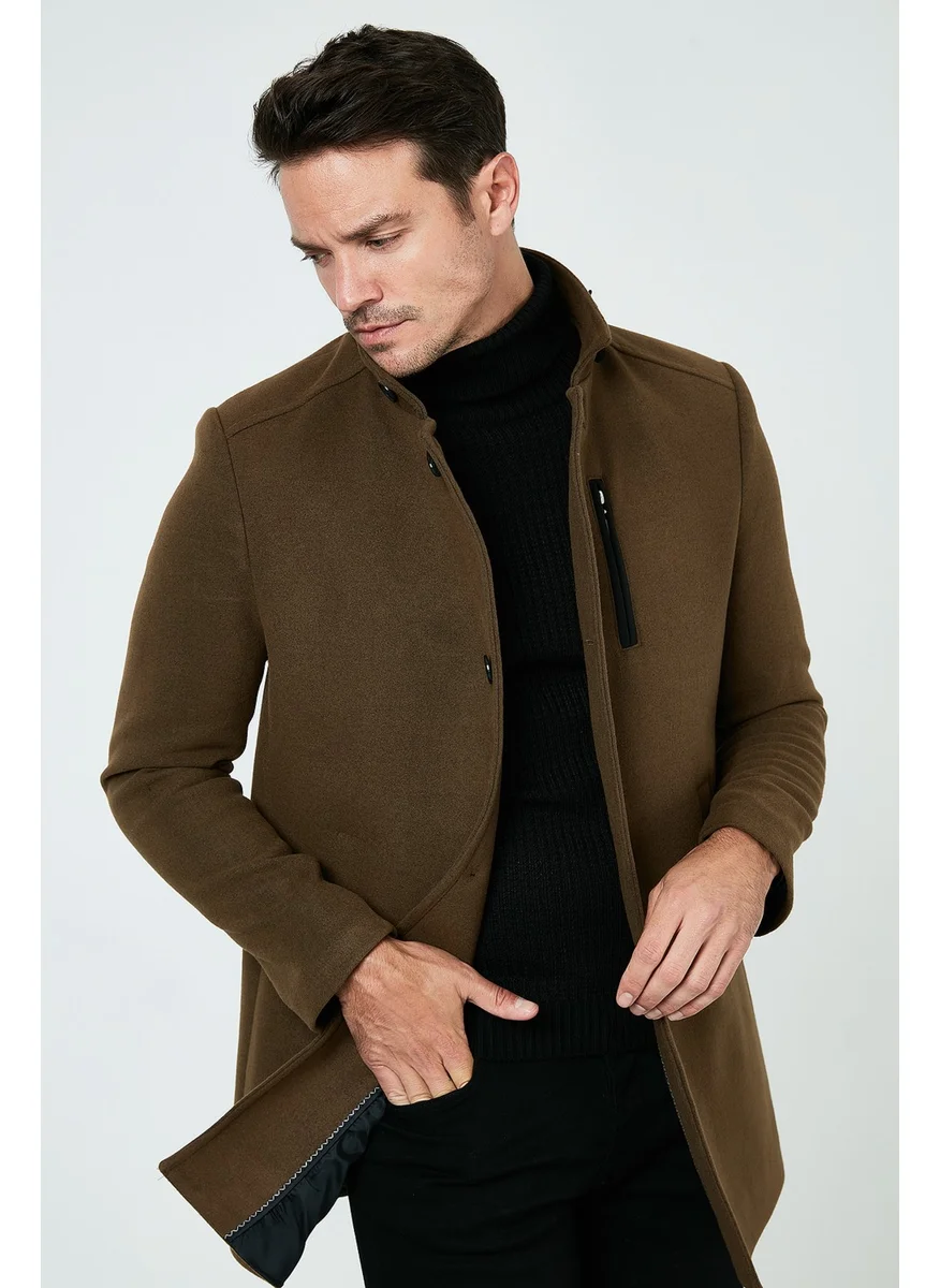 بوراتي Slim Fit Cotton Cashew Coat Men's Coat 5840099