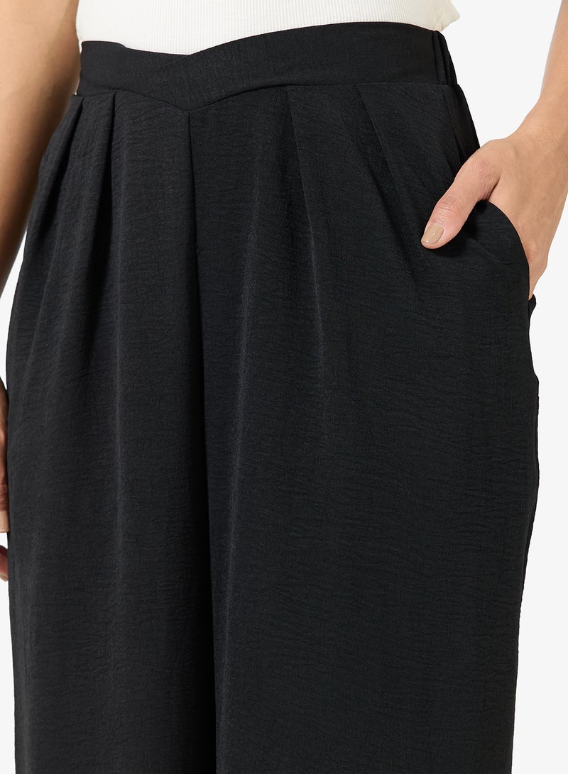 جينجر بنطلون مستقيم بخصر على شكل حرف - Image 4