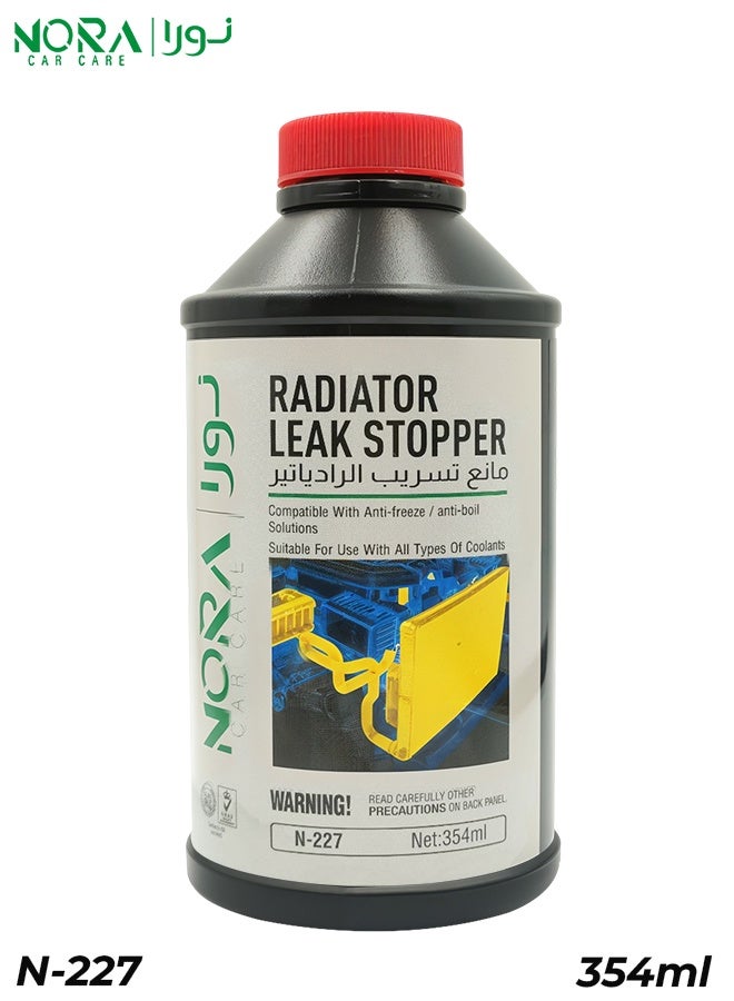 Nora Car Radiator Leak Stopper 354ml Engine Cooling System Leak Repair Sealant Compatible with Coolant Anti Freeze Anti Boil Formula - Image 4