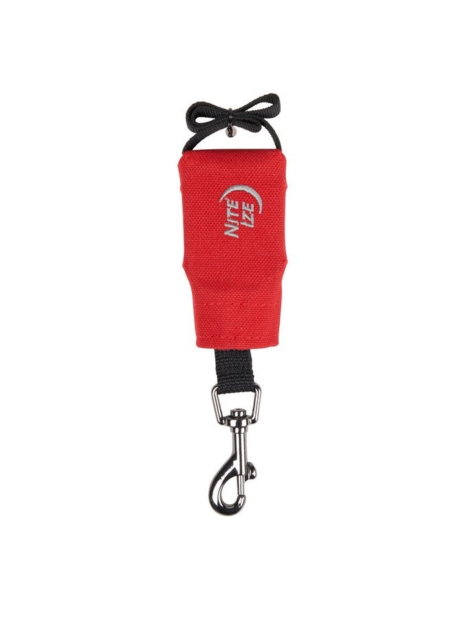 نايت آيز مقود نايت إيزي راد دوج القابل للسحب - مقود متين ومريح للكلاب - مقود صغير الحجم قابل للسحب للمشي مع الكلاب - مقود محمول وقوي للاستخدام اليومي - أحمر، صغير - Image 2