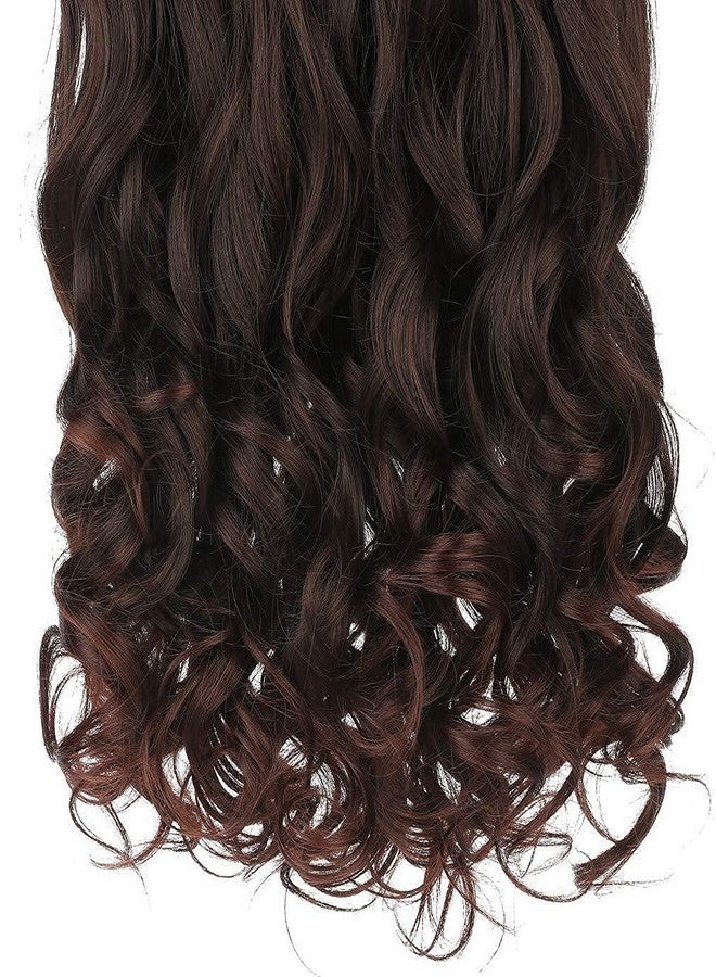 CEUTA Hair Extensions And Wigs Women's Natural Brown Curly/Wavy Hair Extensions [NATURAL BROWN] - Image 3