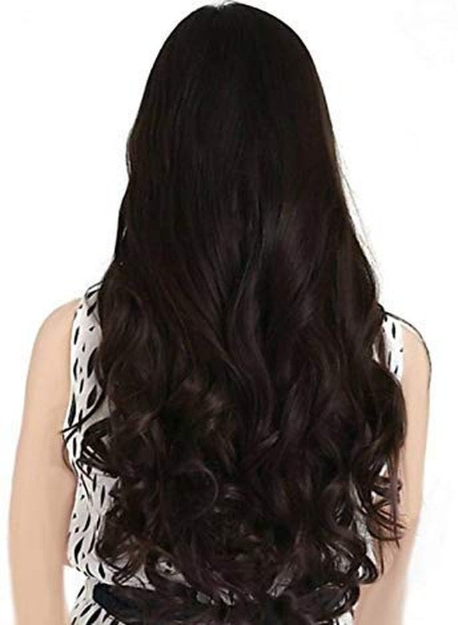 CEUTA Hair Extensions And Wigs Women's Natural Brown Curly/Wavy Hair Extensions [NATURAL BROWN] - Image 1