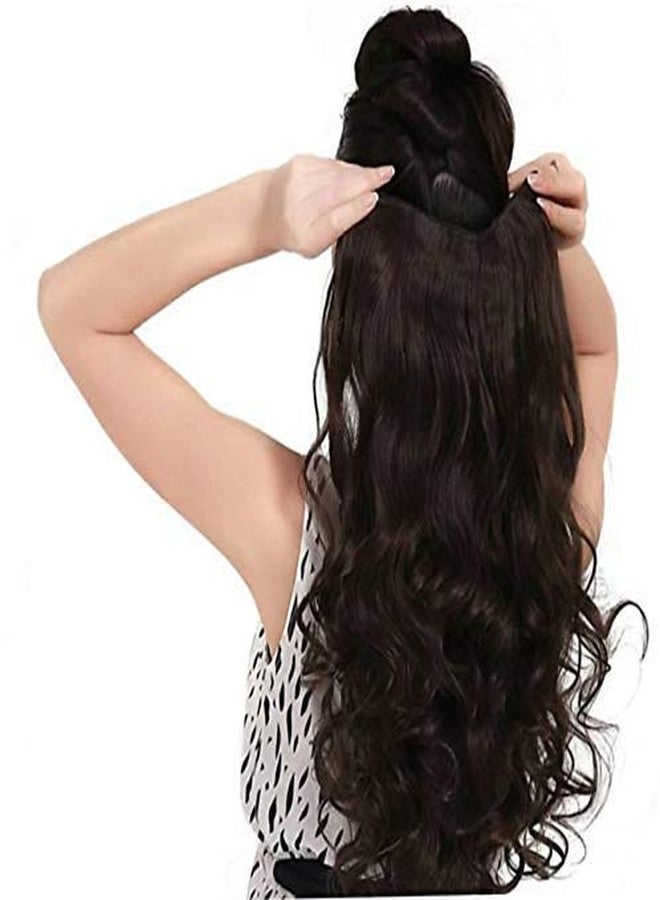 CEUTA Hair Extensions And Wigs Women's Natural Brown Curly/Wavy Hair Extensions [NATURAL BROWN] - Image 4