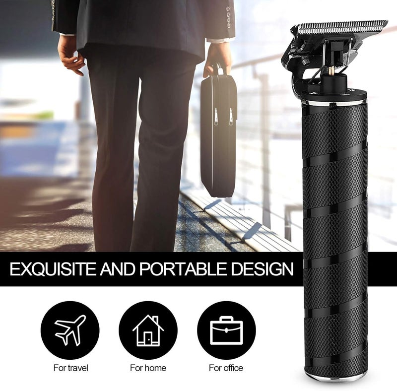 Solati Zero Gapped Trimmers, Electric T Blade Hair Trimmer Baldhead Hair Clippers for Men Cordless USB Rechargeable Hair Beard Trimmer Ceramic Close Cutting Outliners Salon Grooming Cutting Kit - Image 3