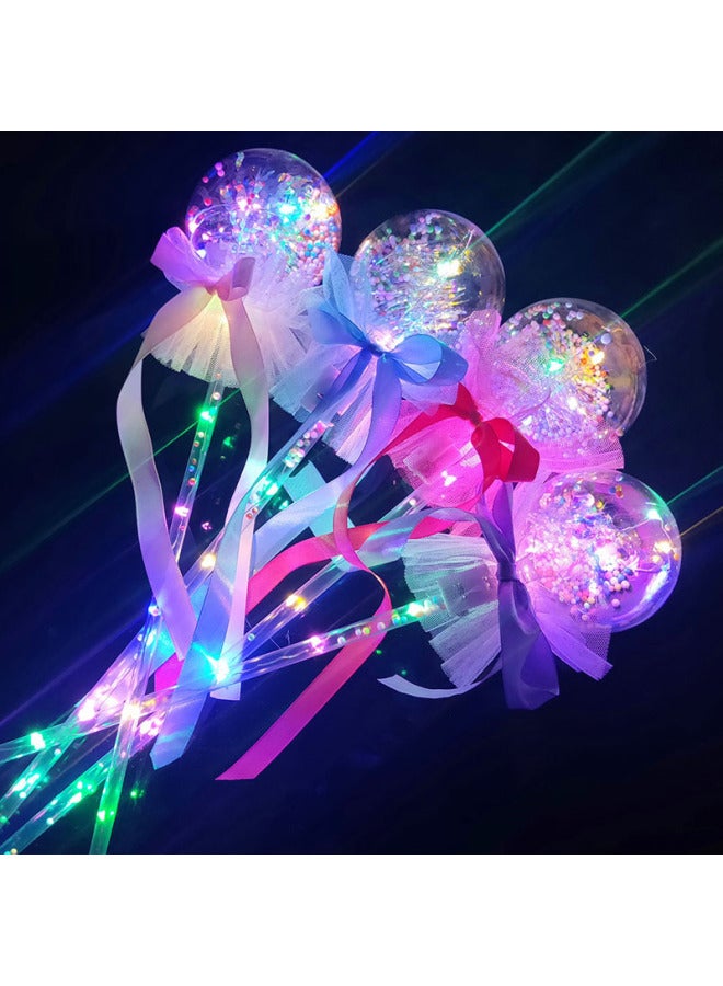 New Fairy Wand, Fluorescent Stick, Starry Sky Ball, Wave Ball, Magic Wand, Flash Stick, Kindergarten Activity Small Gift 