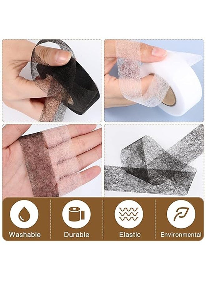 2-Roll Double Sticky Iron-On Fabric Tape, No Sew Hemming Tape, Used for Mending Curtains, Clothes, Trousers, Pillowcases and Uniforms Without Sewing - 0.78-inch, 70 Yard  - Image 2