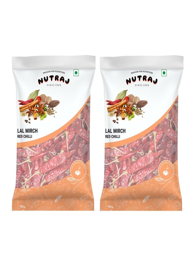 Nutraj Whole Red Chilli 400g (200g x 2) | Sabut Lal Mirch - Image 1