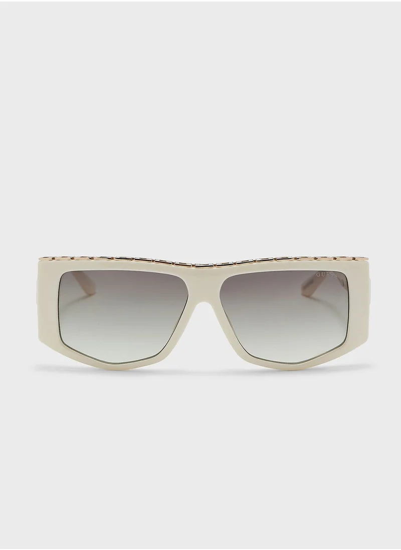 GUESS Vintage Frames Shape Sunglasses