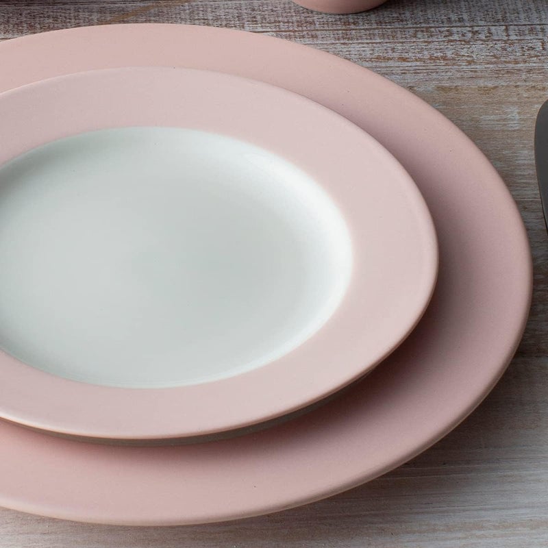 Noritake Colorwave Pink 4Piece Rim Place Setting Service for 1 - Image 4