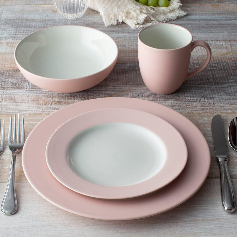 Noritake Colorwave Pink 4Piece Rim Place Setting Service for 1 - Image 3