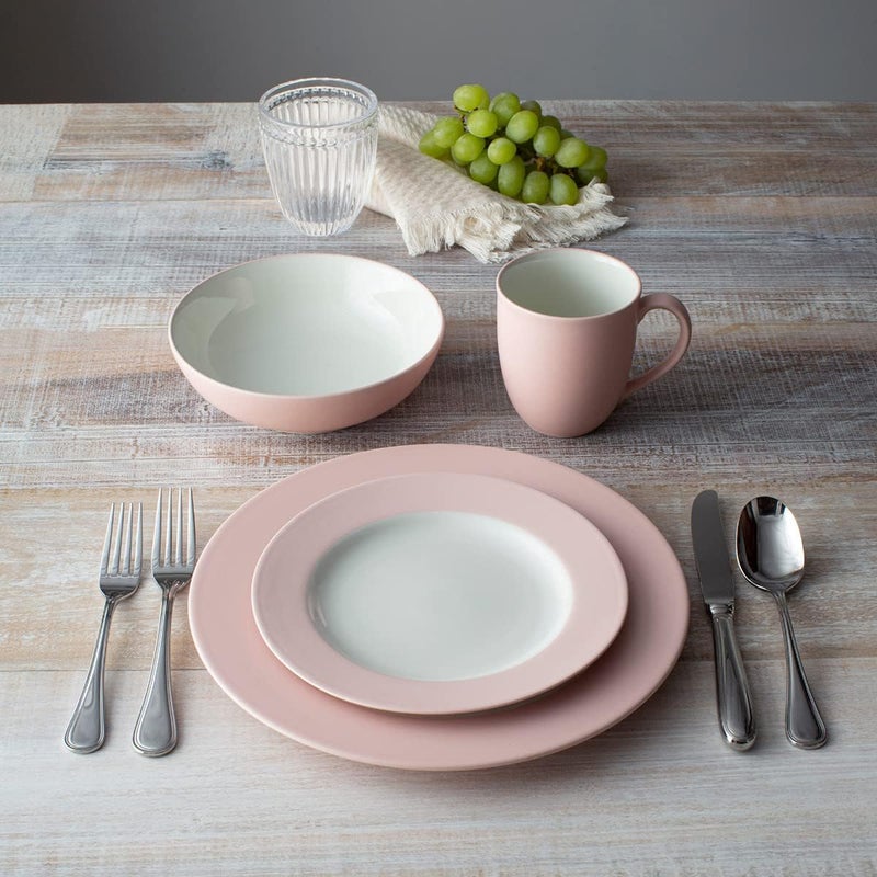 Noritake Colorwave Pink 4Piece Rim Place Setting Service for 1 - Image 2