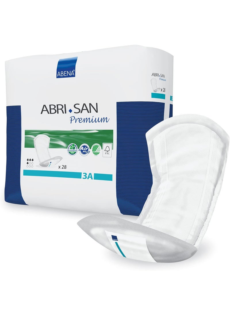 Collections Etc Collections Etc Abri-San Fast-Acting Instant Absorbing Bladder Control Pads | Holds 22 Ounces | Polyethylene, Cellulose and Other | Includes 28 Pads 