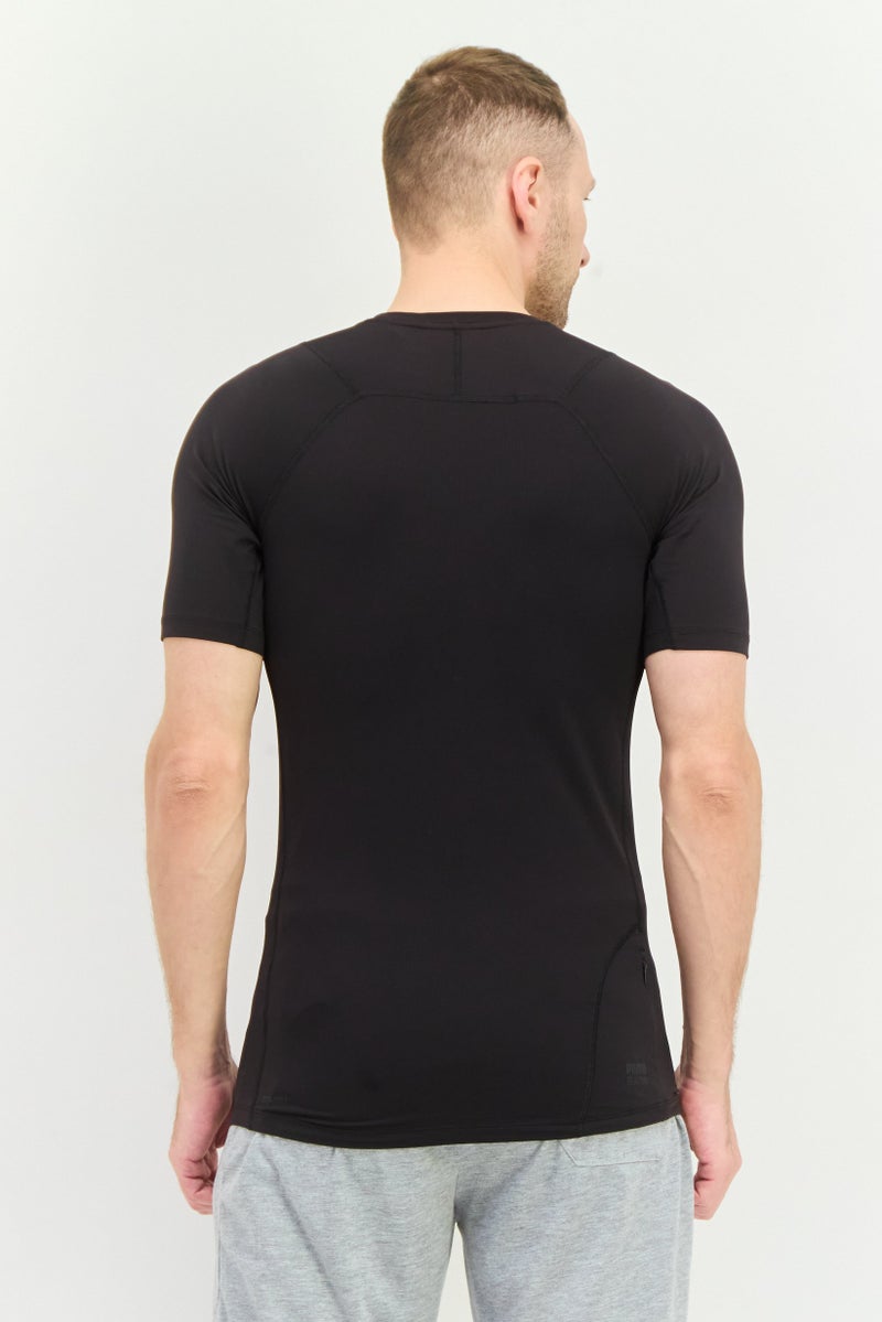 PUMA Men Sportswear Fit Short Sleeves Training T-Shirt, Black  - Image 3