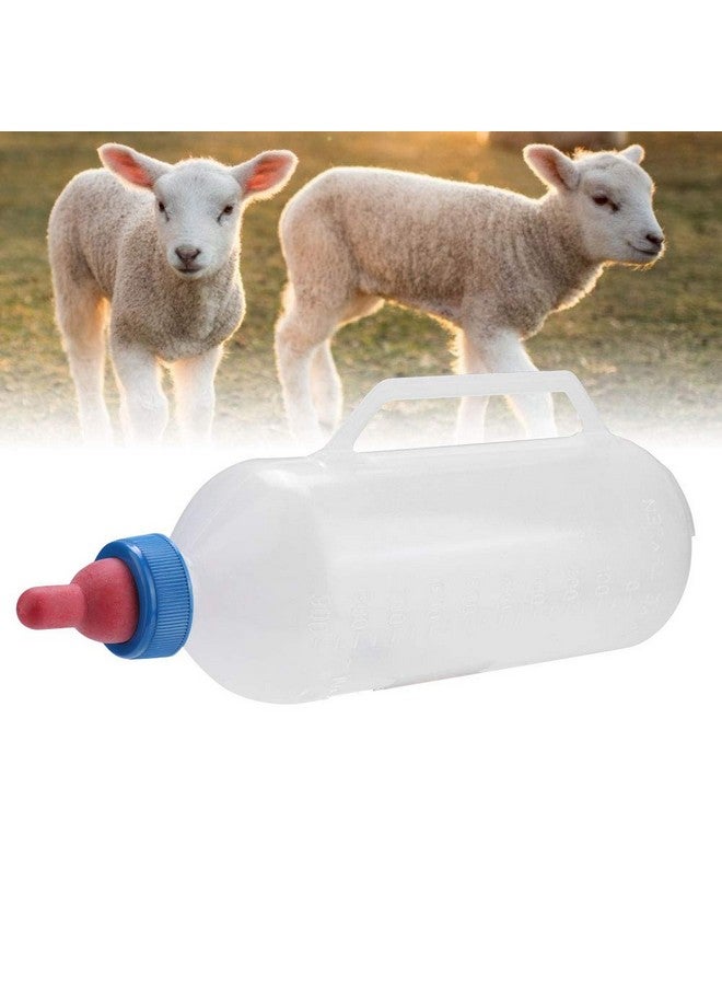 BORDSTRACT Milk Feeder Bottle, 32OZ Lamb Feeding Detachable Nipple Sheep Replacement Nursing Bottle with Hand Grip - Image 5