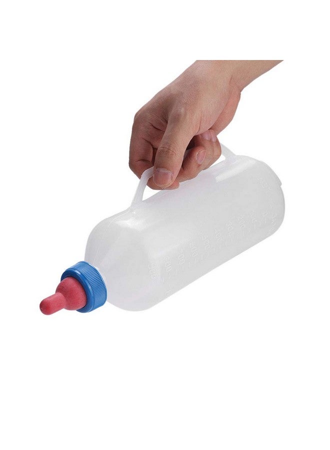BORDSTRACT Milk Feeder Bottle, 32OZ Lamb Feeding Detachable Nipple Sheep Replacement Nursing Bottle with Hand Grip - Image 2