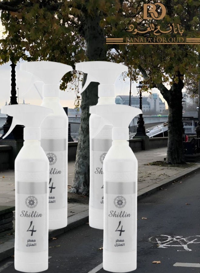 Banafa 4 Pieces Shilin 4 Air Freshener 500ML - Image 1