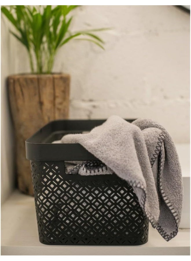 Keter سلة تخزين كتر تيرازو، سعة 17 لتر، أسود - Image 5