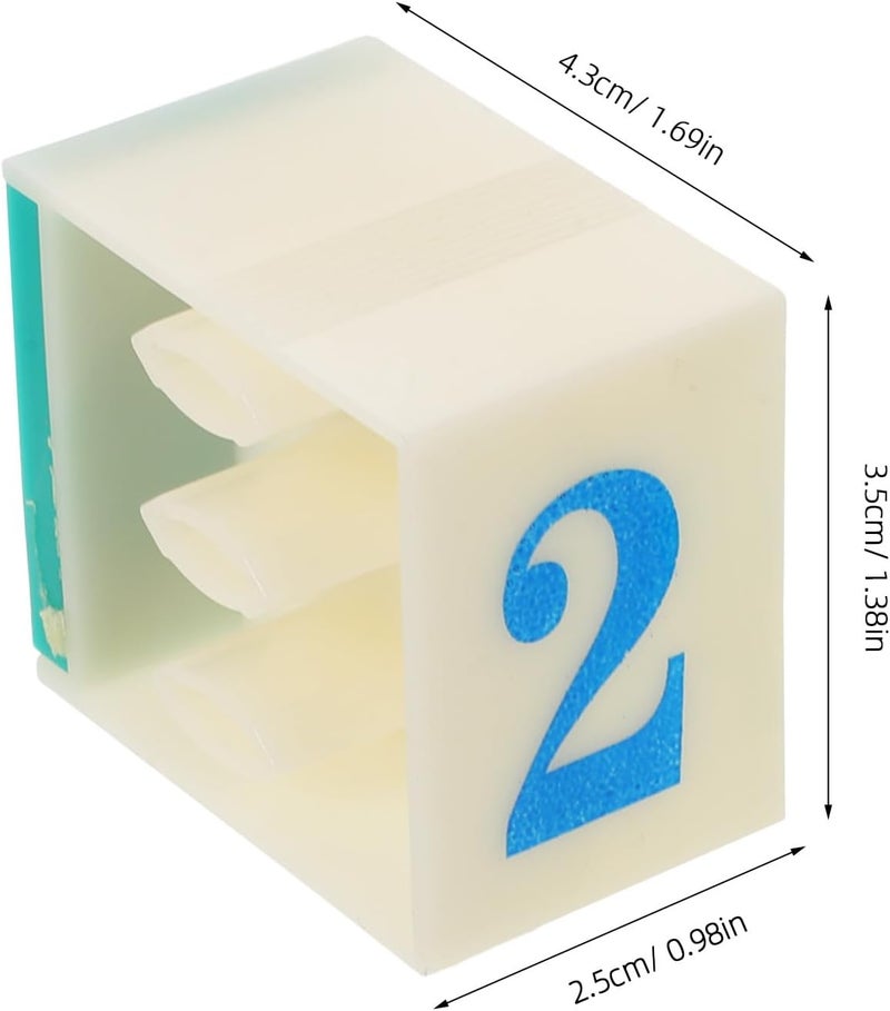 Generic 1Set Date Number Stamper: Arts Crafts Stamping Supplies for Kids and Teachers 0-9 Number Stamps for Office Diary Party Serial Code Scrapbooking Activities - Image 2