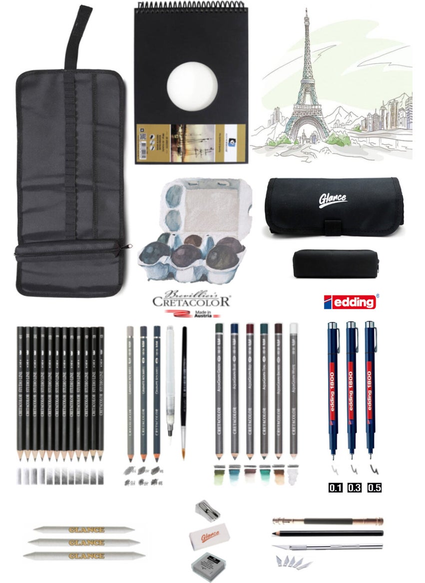 Glance - Drawing Sets Notebook - Image 1