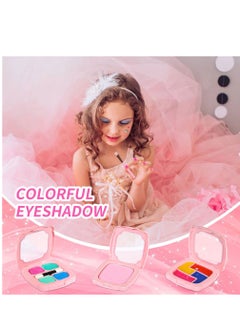 Excefore Kids Washable Makeup Girl Toys, Kids Makeup Kit for Girl, Safe and Non-Toxic Little Girl Makeup Set, Little Girls Makeup Kit for Toddler Kid Children Princess, Birthday Gift for Girl 4-10 Year Old  - Image 3