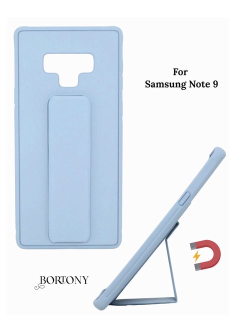 Galaxy Note 9 Case, Fully Covered With Finger Grip Stand Holder Anti Slip Shockproof Protective Case Cover For Samsung Galaxy Note 9