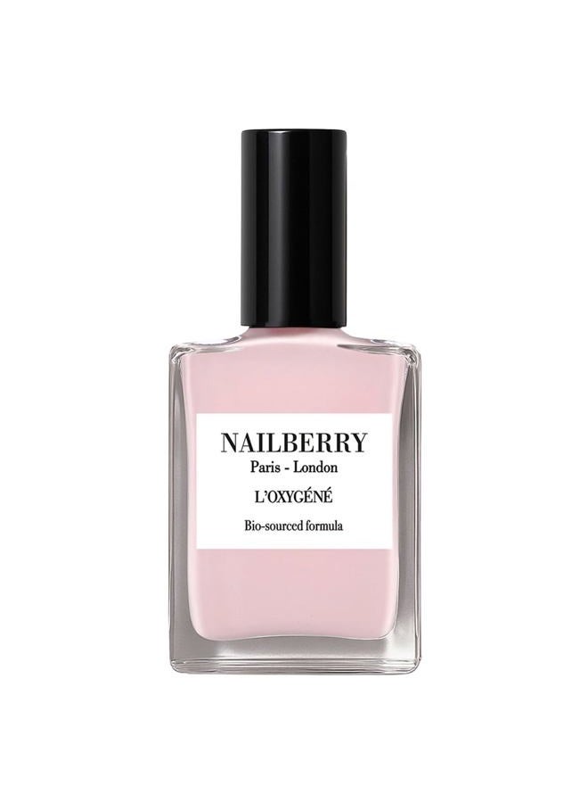 NAILBERRY طلاء أظافر مؤكسد L'Oxygéné | زهرة الورد، 15 مل | طلاء لأظافر أكثر صحة ولون يدوم طويلاً | خالي من 12 مادة، نباتي، حلال، خالي من القسوة والغلوتين - Image 1