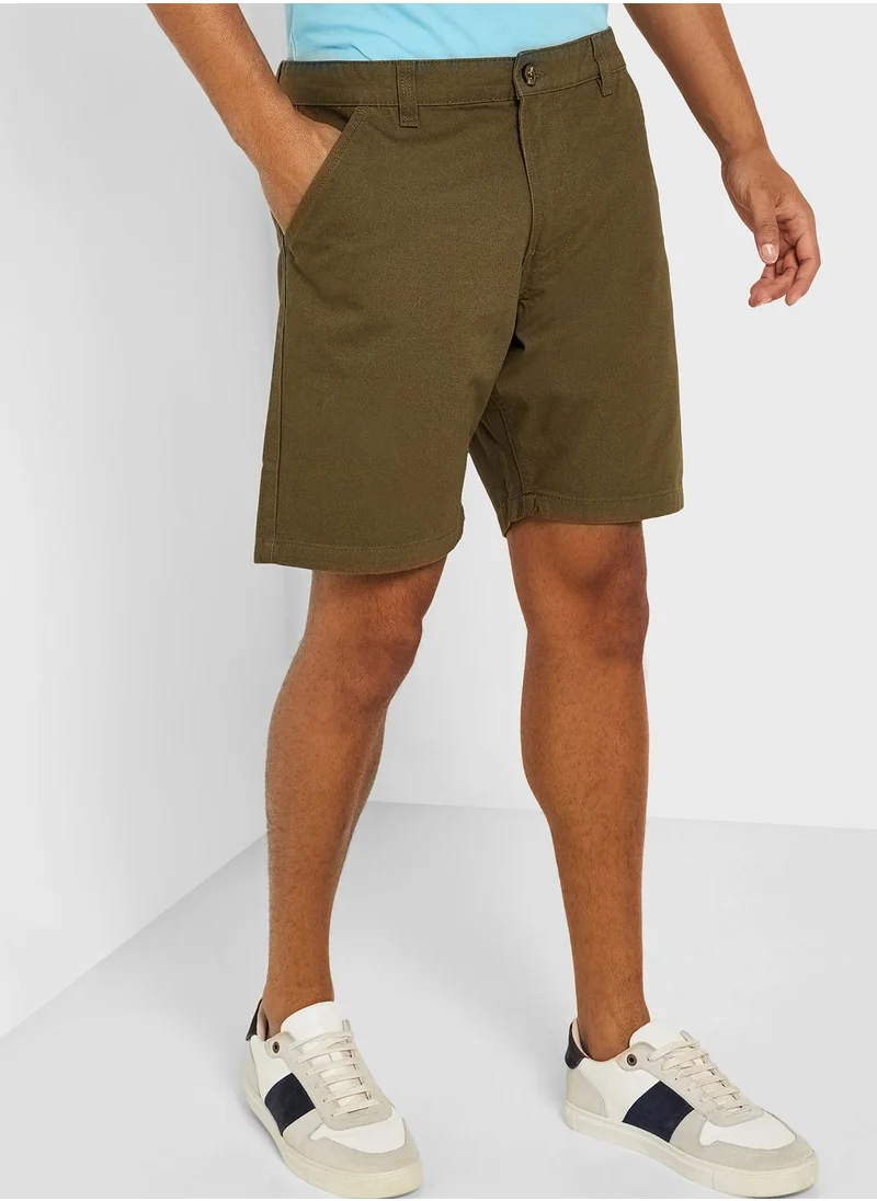 BRAVE SOUL Cotton Twill Chino Shorts