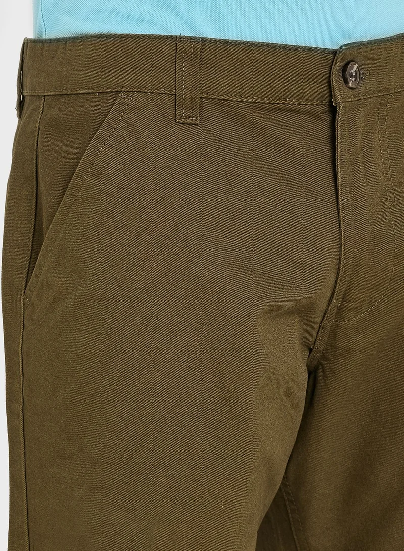 BRAVE SOUL Cotton Twill Chino Shorts