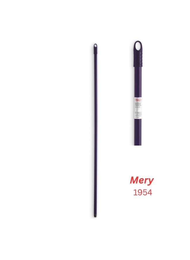 Mery عصا تنظيف معدنية مطلية من Mery الإسبانية – 140 سم – لون بنفسجي | مقبض ممسحة متين وخفيف - Image 1