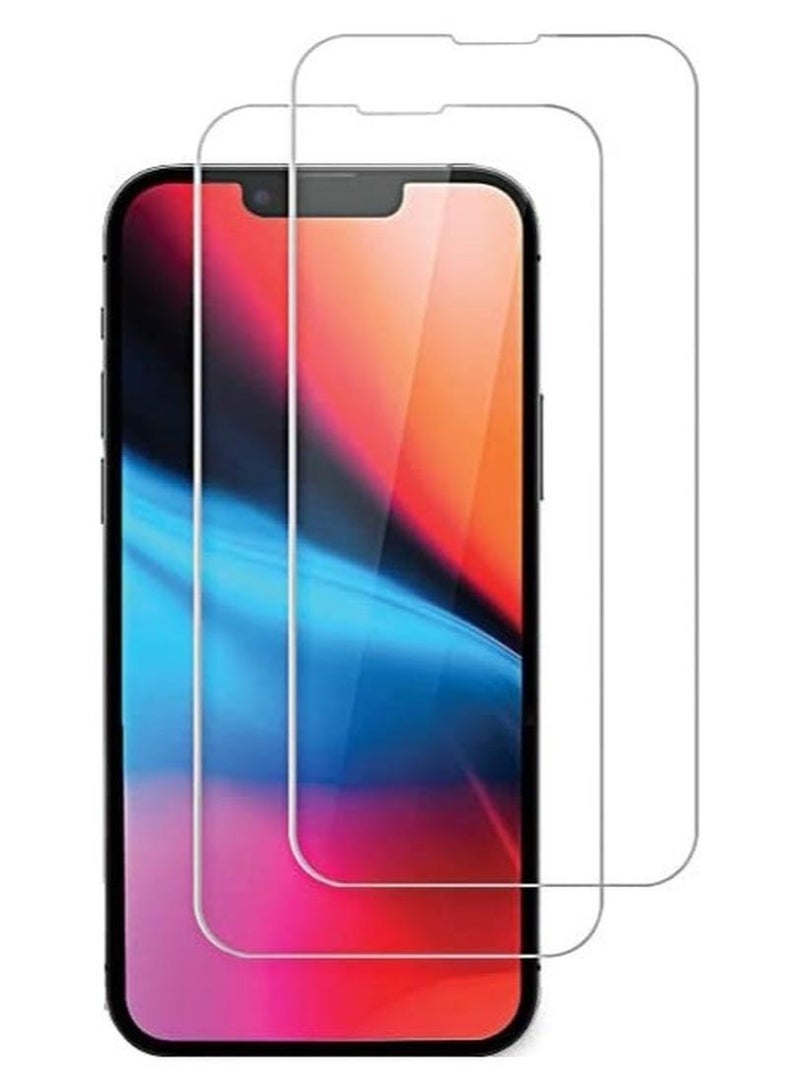 HEXABEX iPhone 13 Screen Protector 2Piece Tempered Glass Screen Protector For iPhone 13 Clear - Image 1