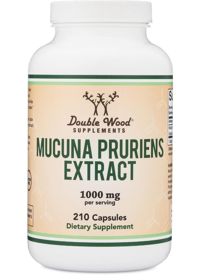Double Wood Supplements كبسولات مستخلص موكونا بوريينس من دابل وود سوبليمنتس - Image 1
