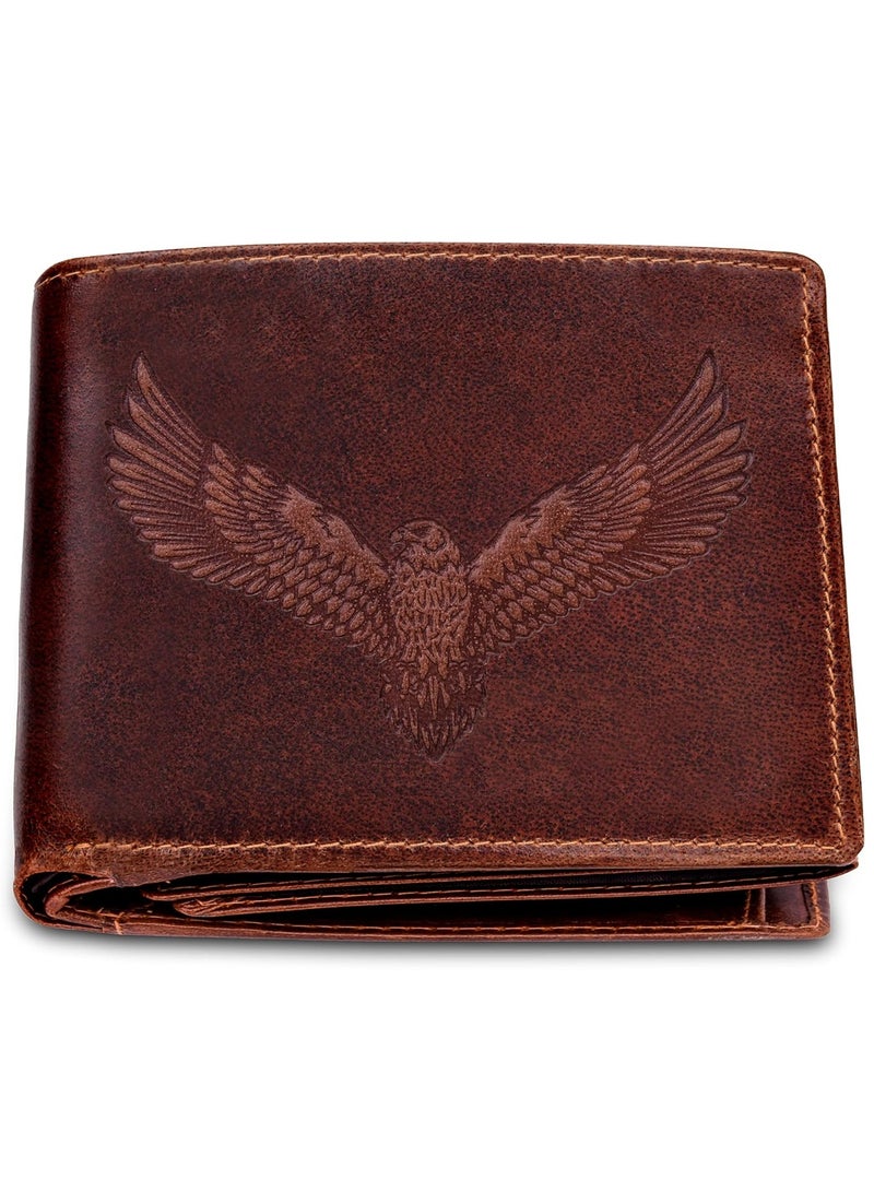 URBANFOREST URBAN FOREST Zeus Caramel Brown Leather Wallet for Men - Image 1