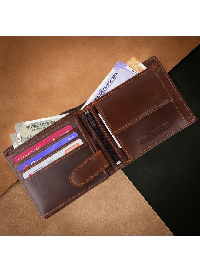 URBANFOREST URBAN FOREST Zeus Caramel Brown Leather Wallet for Men - Image 2