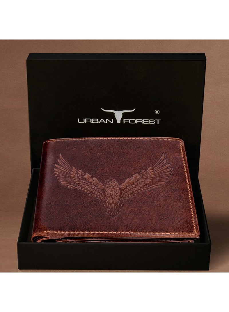 URBANFOREST URBAN FOREST Zeus Caramel Brown Leather Wallet for Men - Image 3