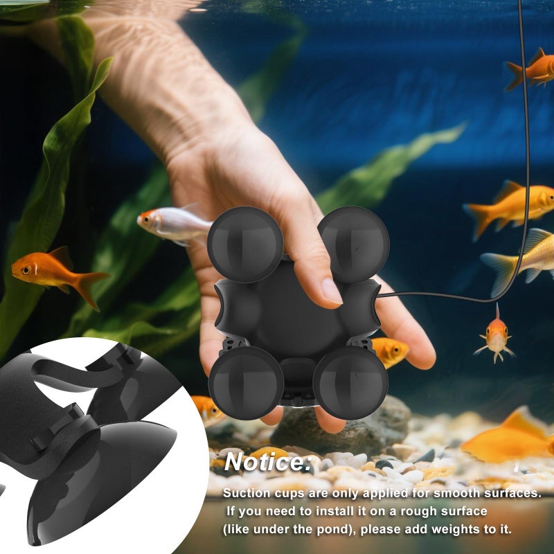 T-SUN Solar Pond Lights, 3-in-1 RGB Solar Underwater Pond Lights, IP68 Waterproof Sustainable Submersible Light for for Pond, Garden, Patio, Fountain, Pool, Waterfall Decoration - Image 5