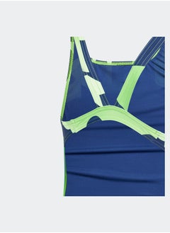 Adidas بدلة سباحة برسومات ثلاثية الخطوط للأطفال  - Image 5