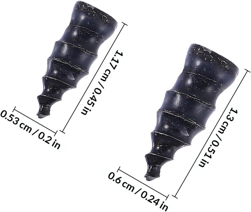 40pcs Car Tire Repair Nails and Screw Nails Set, Small Large Rubber Plugs for Motorcycle and Vacuum Tires, Heavy-Duty Puncture Repair Kit for Auto and Truck Use - Image 2