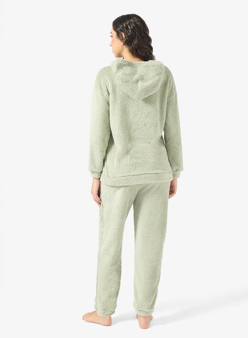 Ginger Basics Cozy Hooded Borge Lounge Coord Set - Image 2