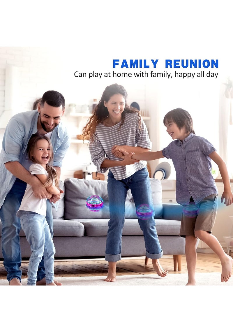 MAGIC VAULT Flying Orb Ball Toy, Hover Ball Boomerang Fly Fidget Spinner, Cool Toys Gifts for 6 7 8 9 10 11 12+ Years Old boy Girls Teens, Hand Mini Drone Cosmic Globe, Indoor Outdoor Toys (Pink) - Image 5