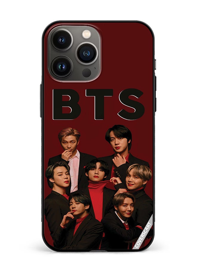 غطاء حماية لجهاز آبل آيفون 14 برو ماكس بتصميم بتس متعدد الألوان