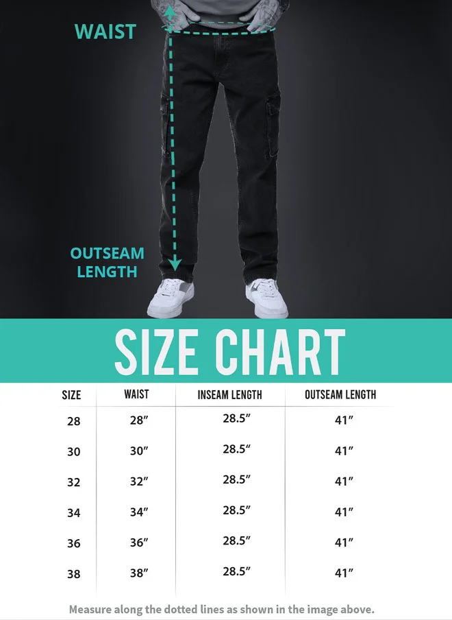 The Souled Store  The Souled Store Men Straight Fit Solid Black Jeans  | Best Price UAE