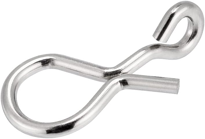 Dr.Fish 50 Pack Fly Fishing Snap 3 Sizes Stainless Steel Quick Change Lure Clip for Fishing Flies, Trout Fishing - Image 1