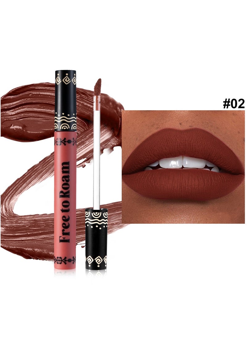 maffick Maffick Lip Glaze Liquid Lipstick: Long-lasting, Non-sticking, Waterproof Lip Gloss Set for Free Romantic Expression  - Image 1
