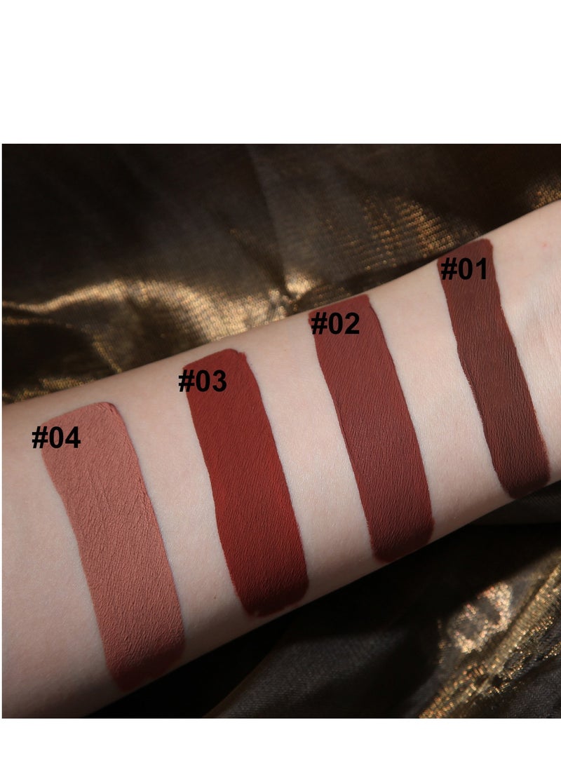 maffick Maffick Lip Glaze Liquid Lipstick: Long-lasting, Non-sticking, Waterproof Lip Gloss Set for Free Romantic Expression  - Image 4