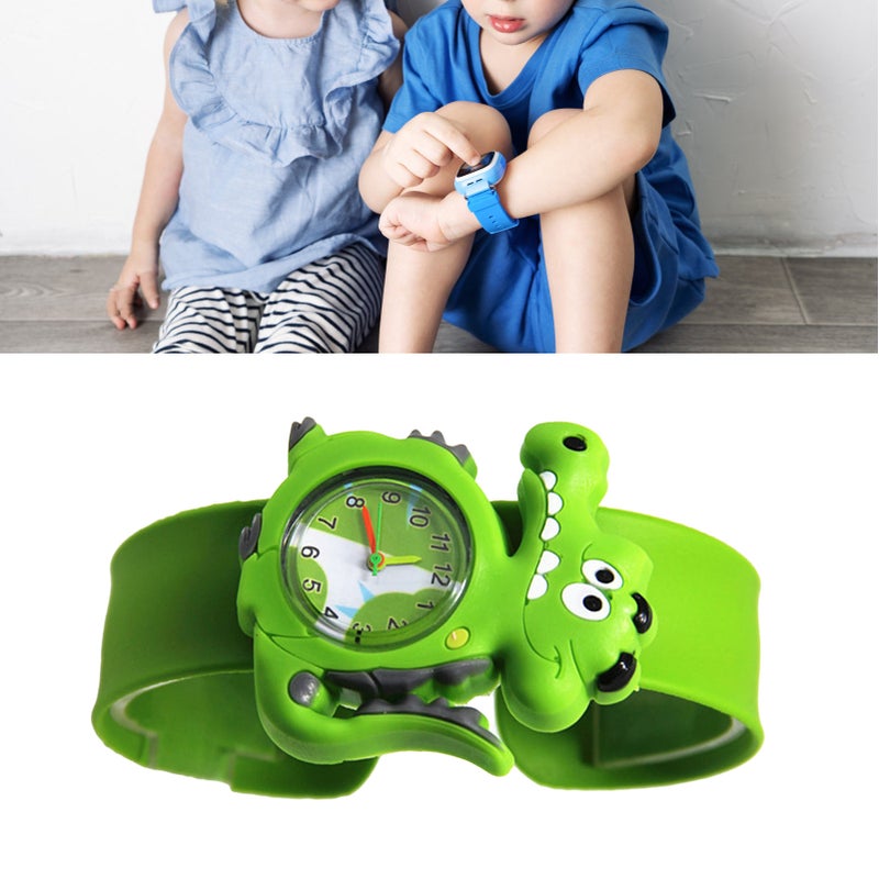 Toddler Watch Safe Comfortable Wear Cartoon Design Lightweight Sturdy Kid Watch Toy for Boys Girls Crocodiles - Image 5