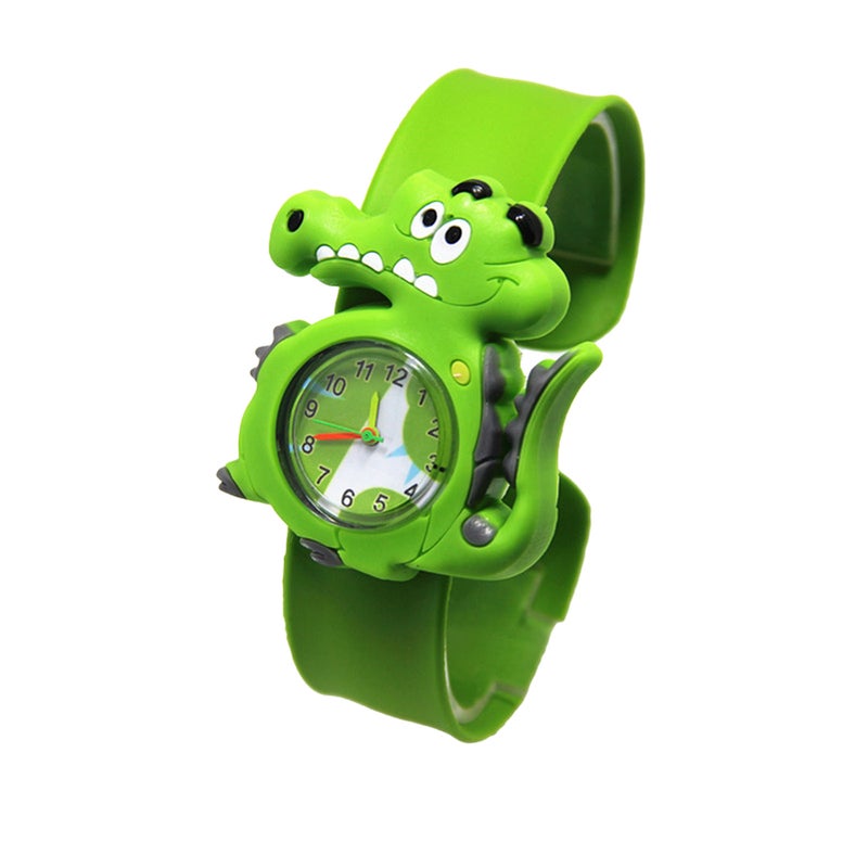 Toddler Watch Safe Comfortable Wear Cartoon Design Lightweight Sturdy Kid Watch Toy for Boys Girls Crocodiles - Image 1