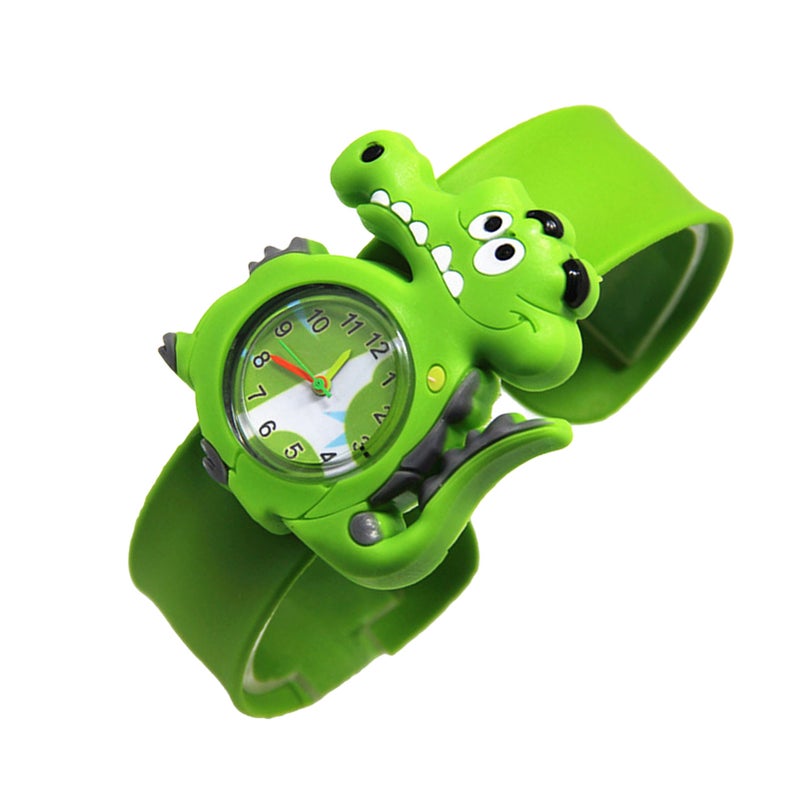 Toddler Watch Safe Comfortable Wear Cartoon Design Lightweight Sturdy Kid Watch Toy for Boys Girls Crocodiles - Image 2