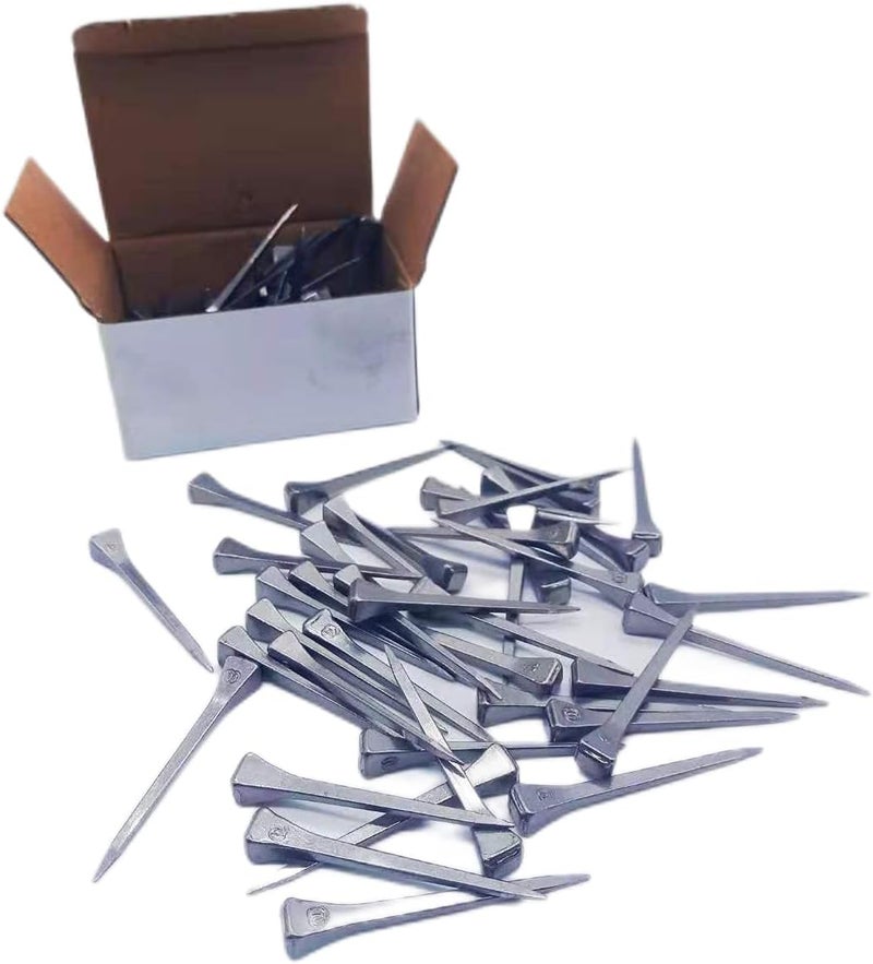 Zanyer 100pcs Steel 2 Inches E5 Horseshoe Nail Stainless Steel Horseshoe Tools for Horse Training Equestrian Sports - Image 2