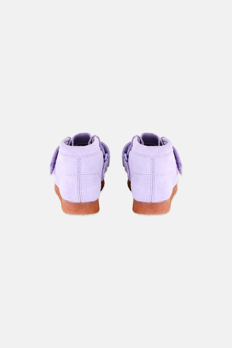 clarks Toddlers Girl Velcro Closure Casual Shoes, Lilac  - Image 3